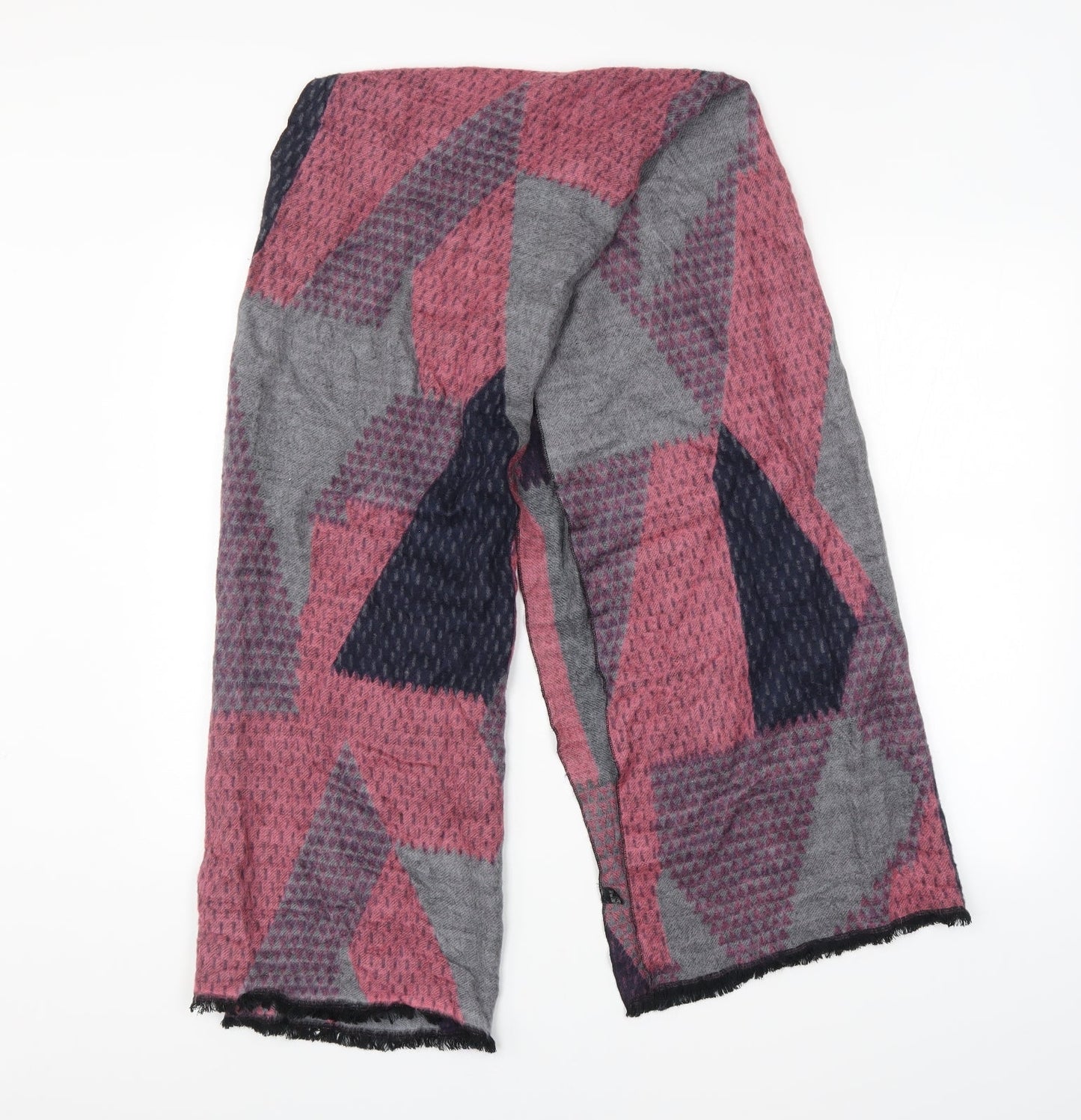 Preworn Unisex Multicoloured Argyle/Diamond Scarf