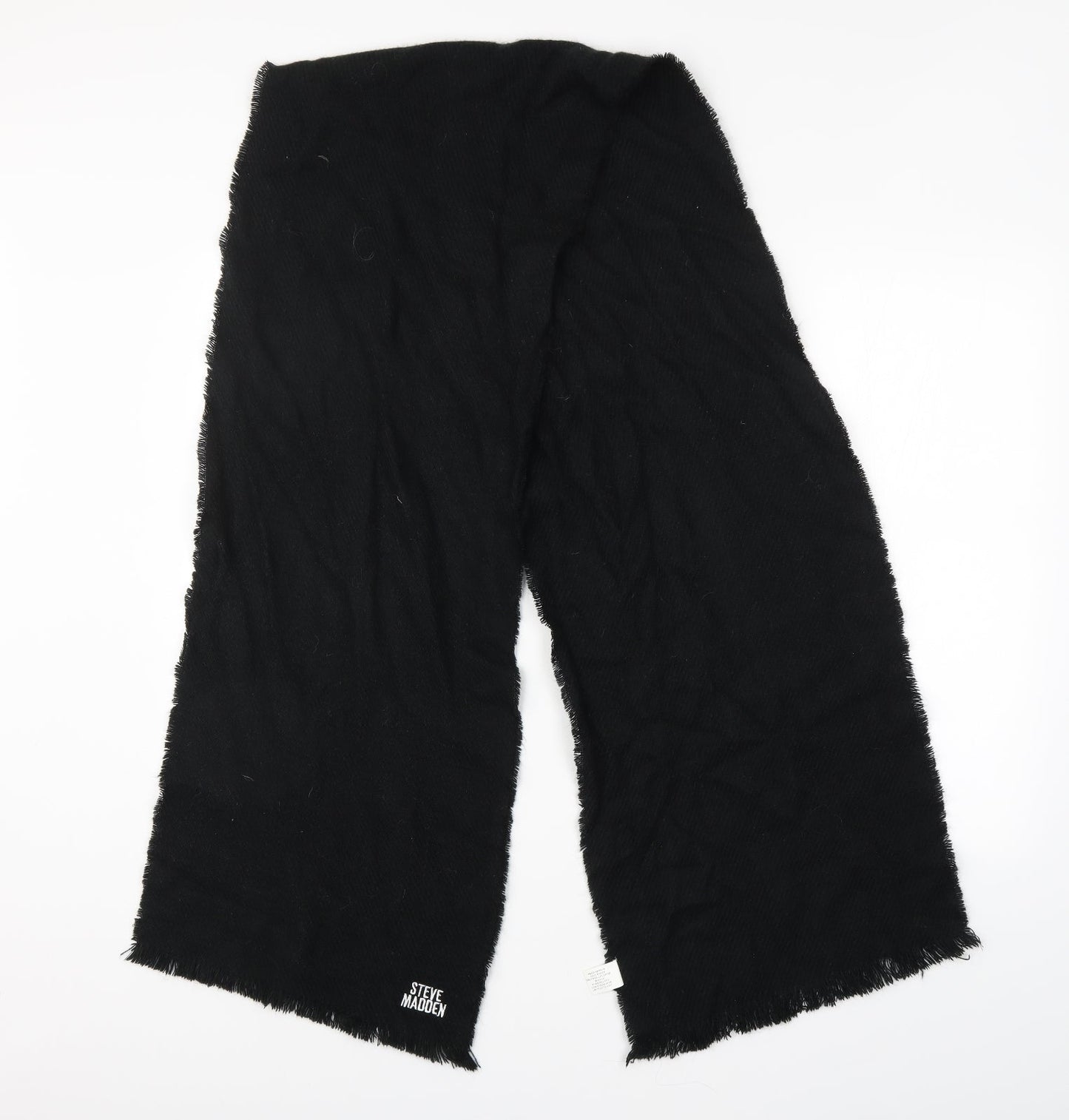 Steve Madden Unisex Black Scarf Size Regular
