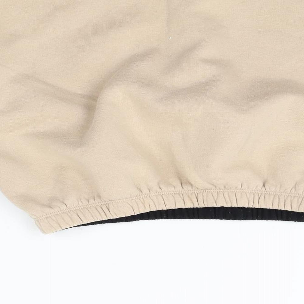 Candy Womens Beige Pullover Sweatshirt Size 10