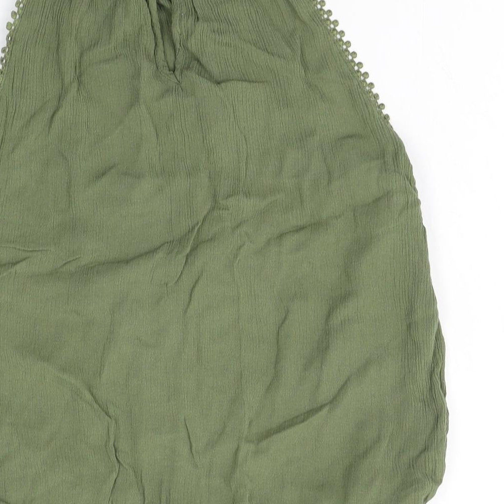 H&M Womens Green Basic Tank Size 6