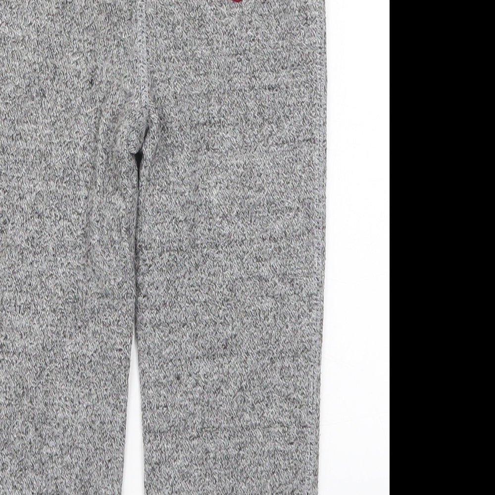 Roots Girls Grey Sweatpants Trousers Size 3 Years