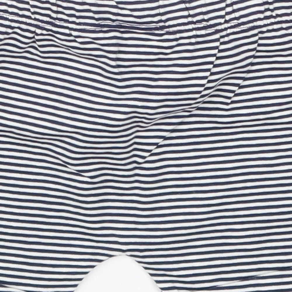 TU Baby Blue Striped Cropped Trousers Size 3-6 Months