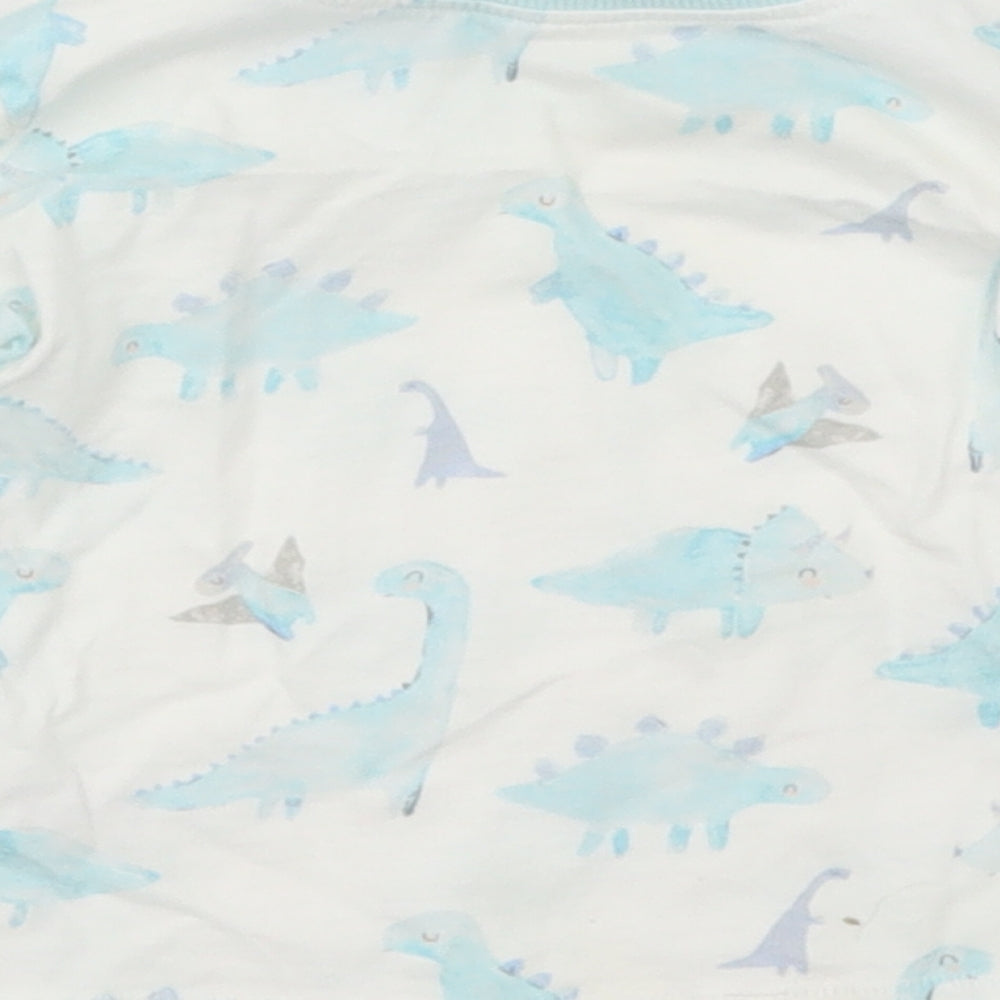 George Boys Blue Geometric Basic T-Shirt Size 3-6 Months