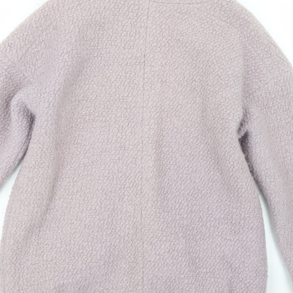 Atmosphere Womens Purple Pea Coat Coat Size 12