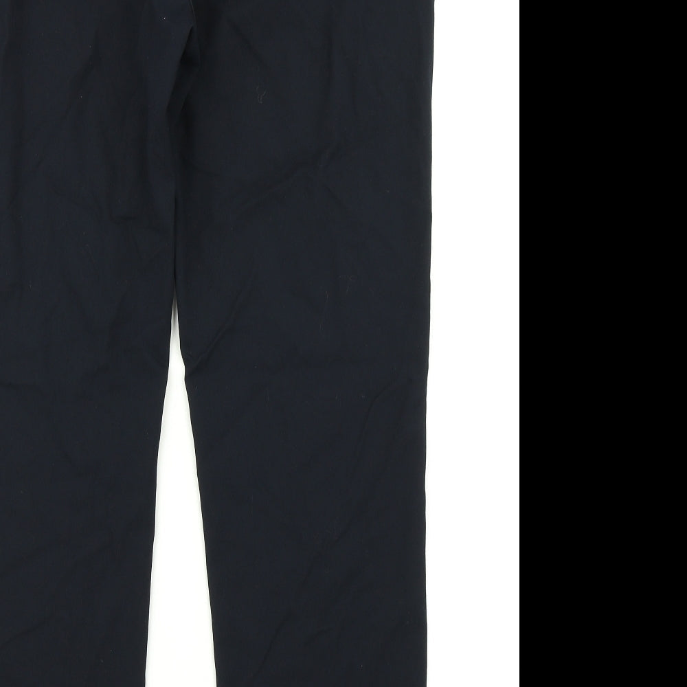 Marks & Spencer Collection Womens Blue Dress Pants Trousers Size 14 L24 in