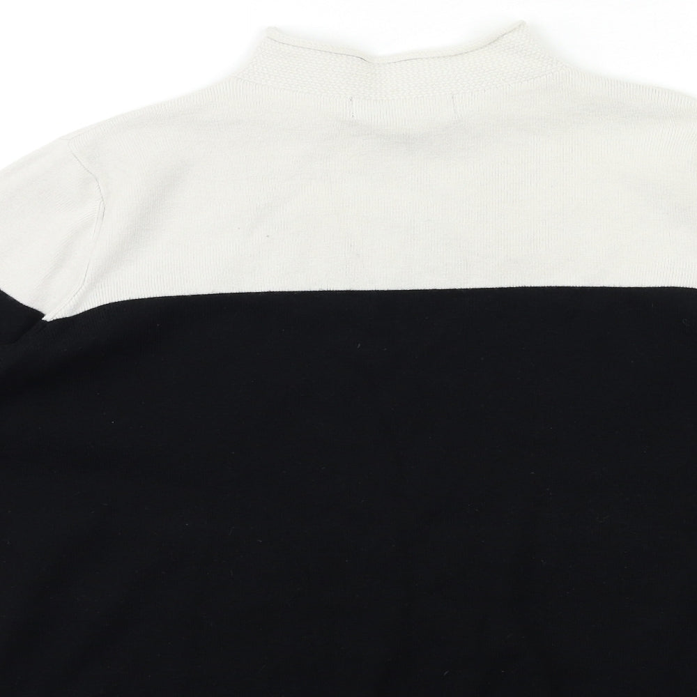 Marks & Spencer Womens Black Knit Pullover Jumper Size 12