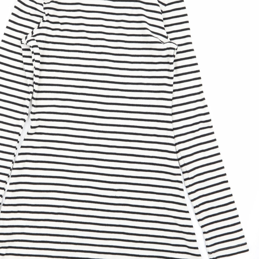 Brave Soul Womens Multicoloured Striped Fit & Flare Size S