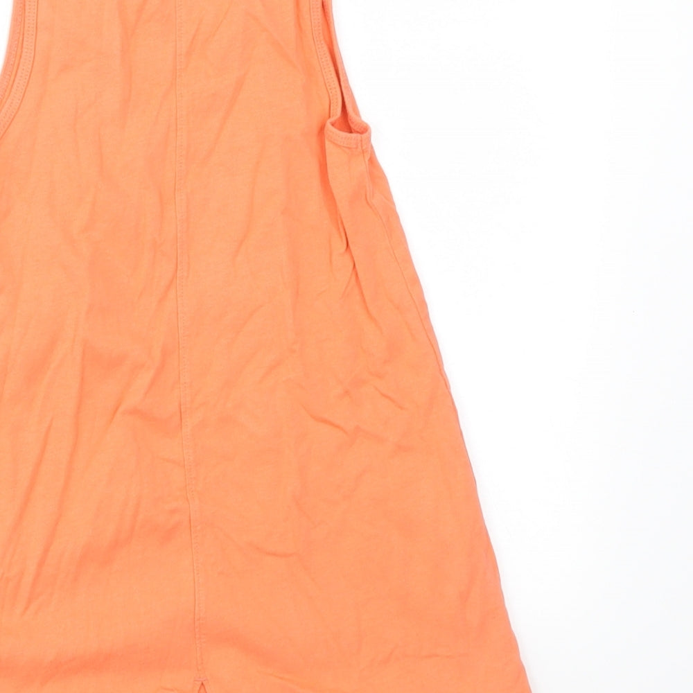 IUPILU Girls Orange Basic T-Shirt Size 2-3 Years