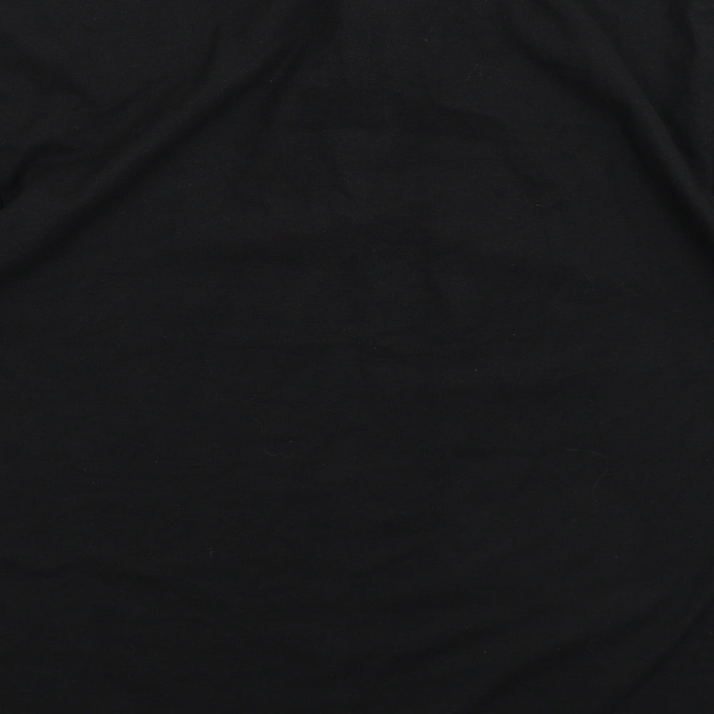 Preworn Mens Black Polo Size 2XL