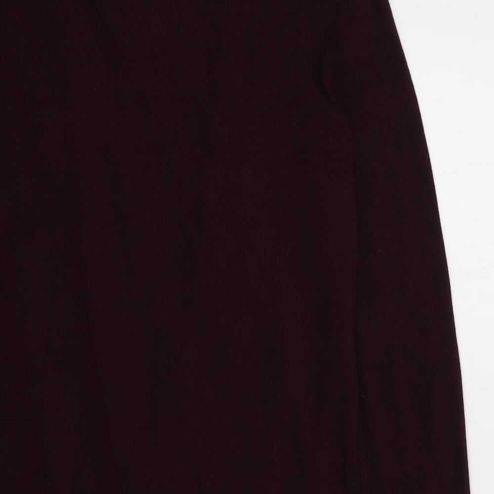 M&S Womens Purple Cardigan Jumper Size M