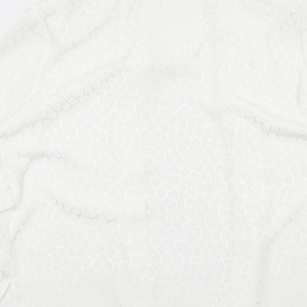frankenwalder Womens White Basic Button-Up Size 42