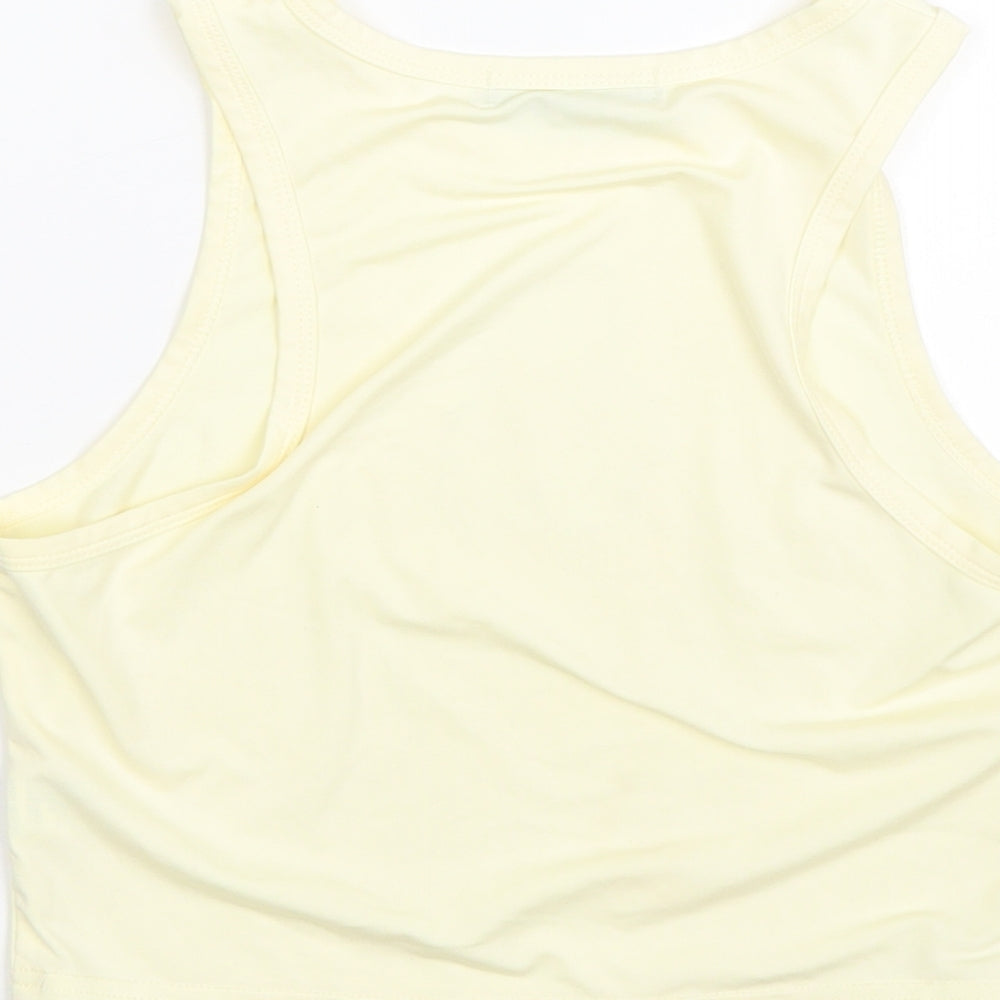 Shien Womens Yellow Basic Tank Size S - Bear