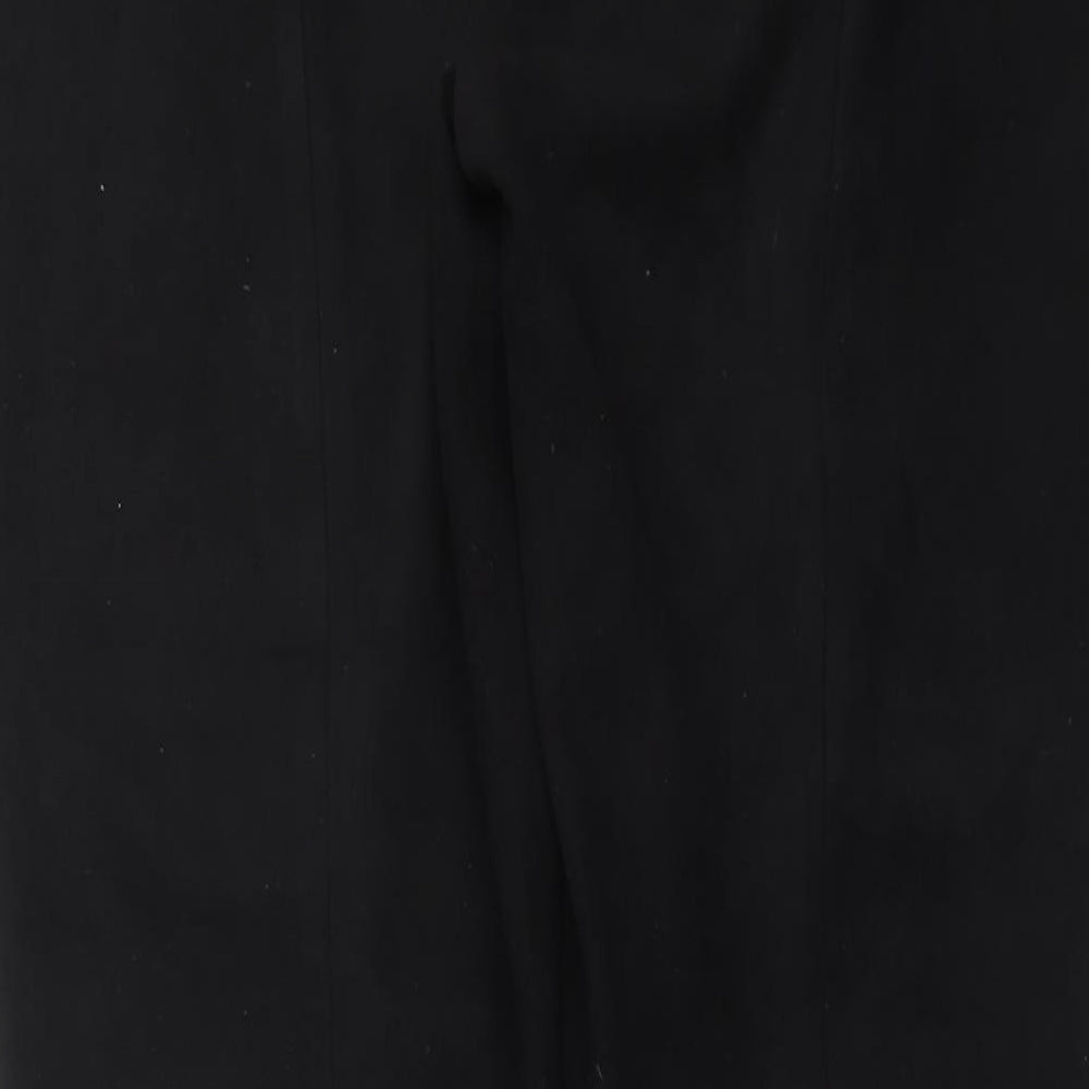 Preworn Womens Black Trousers Size 32 in L28 in
