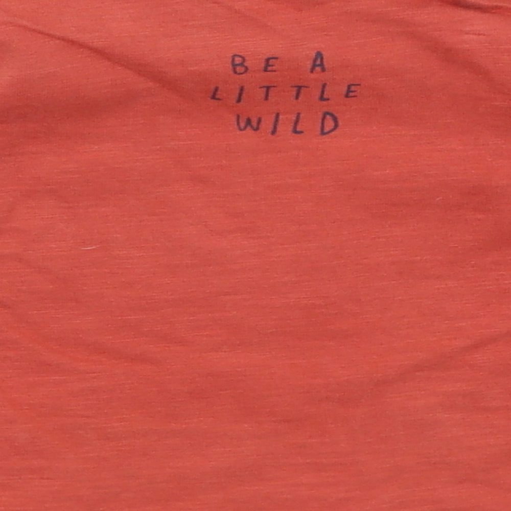 M&S Baby Red Basic T-Shirt Size 9-12 Months - Be A Little Wild