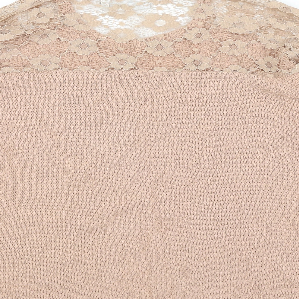 New Look Womens Pink Pullover Jumper Size 10