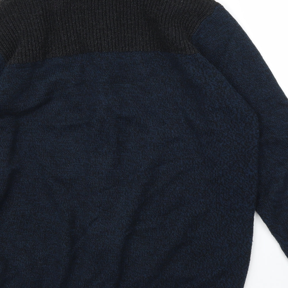 Method Mens Blue Full Zip Jumper Size M
