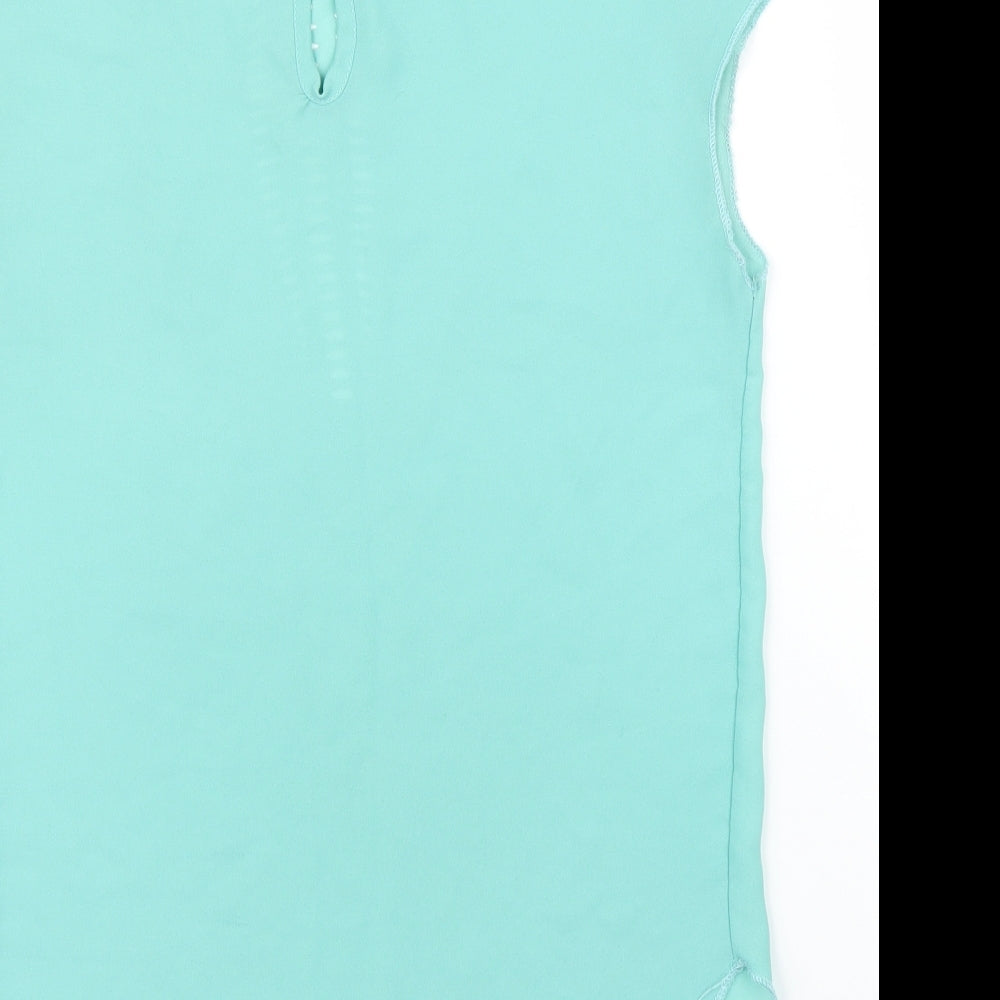 Ruiyige Womens Green Basic Blouse Size M