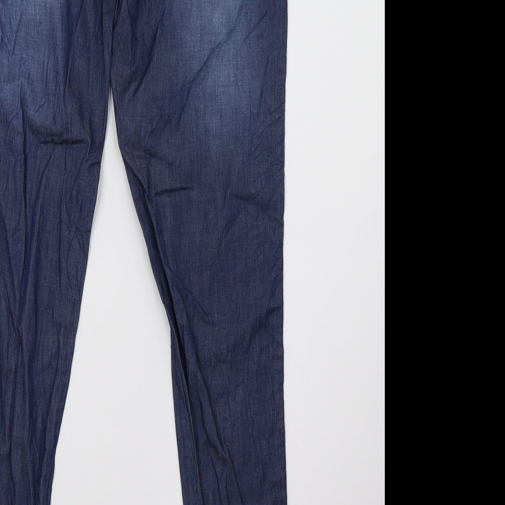 redtag Womens Blue Straight Jeans Size 8 L30 in