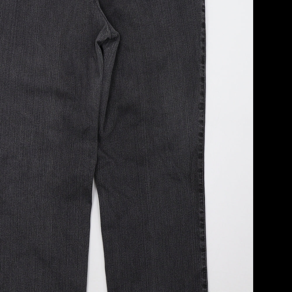 Preworn Womens Grey Denim Jegging Jeans Size 14 L30 in