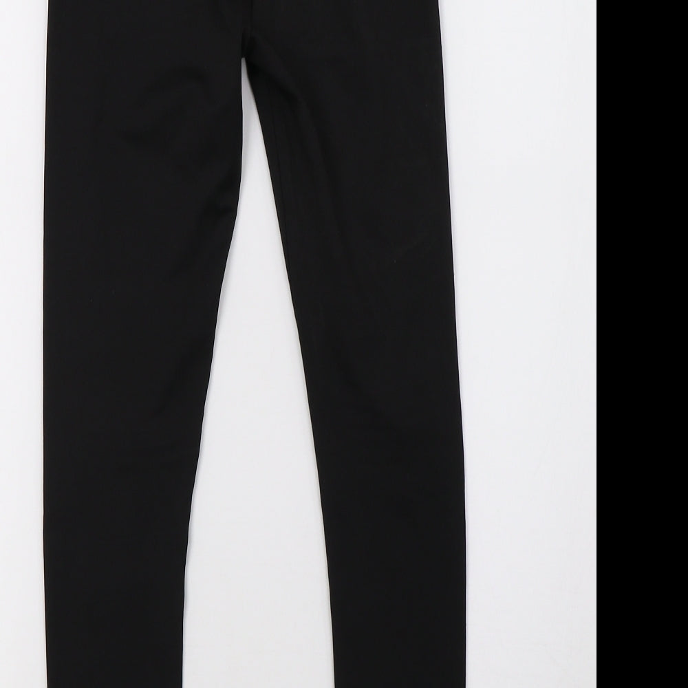 Preworn Girls Black Sweatpants Trousers Size S