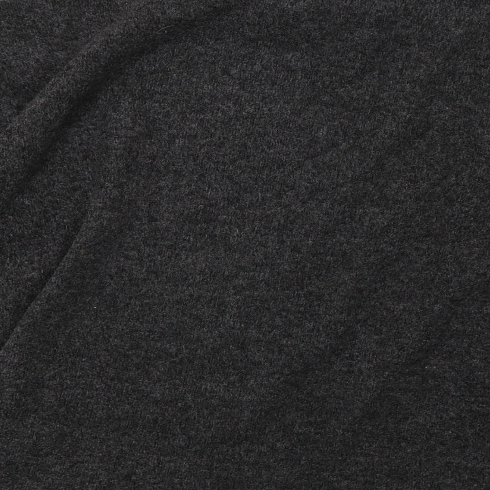 Nutmeg Womens Grey Knit Pullover Sweatshirt Size 12