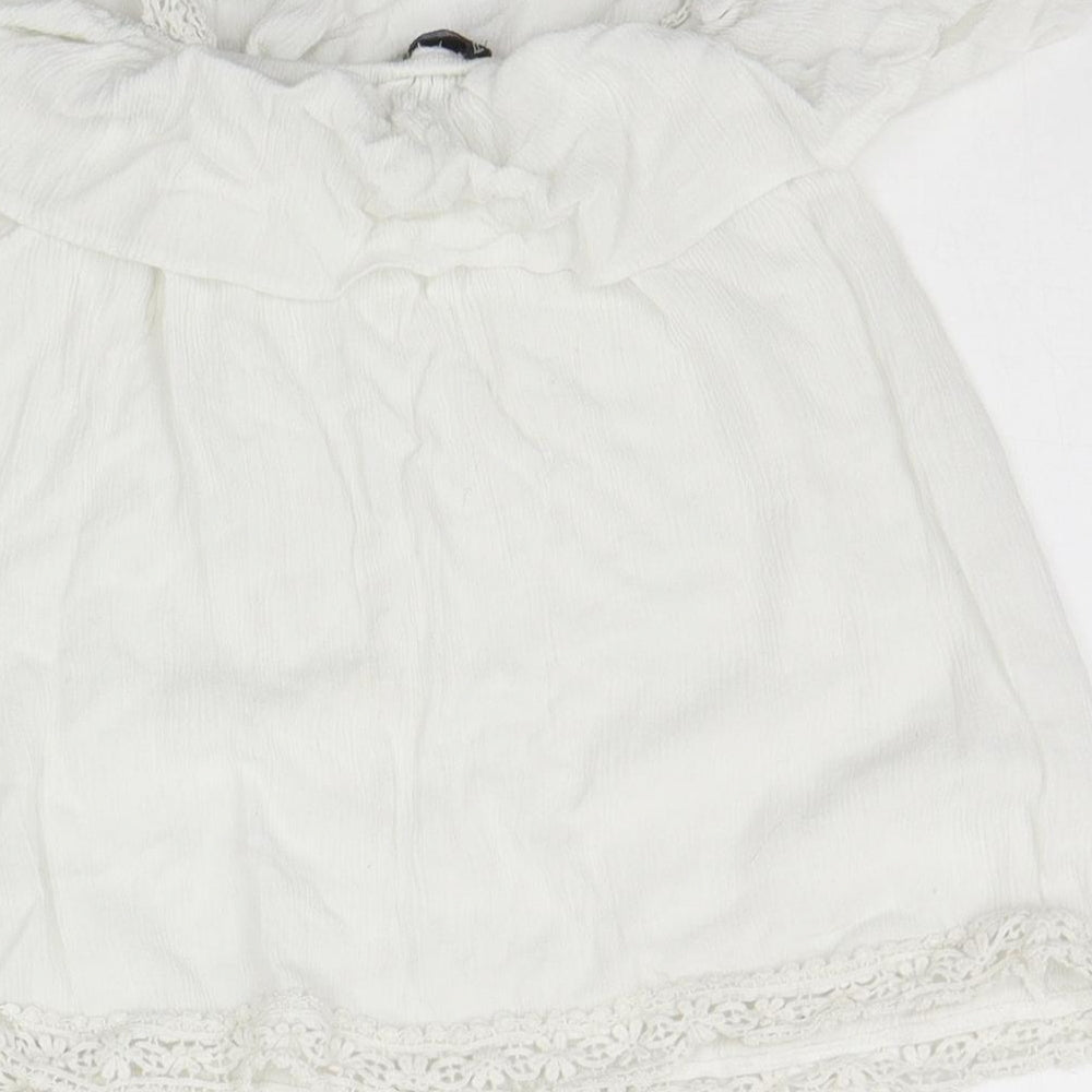Primark Girls White Basic Tank Size 11-12 Years