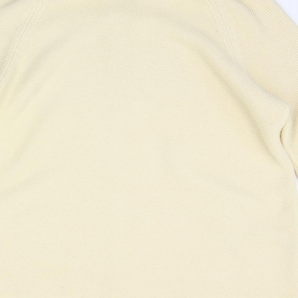 Spirito Womens Yellow Full Zip Jumper Size 16