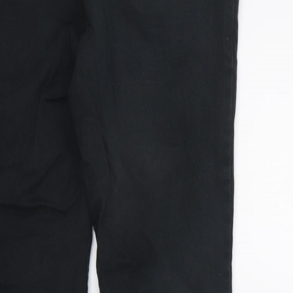 NEXT Womens Black Trousers Size 32 in L28 in