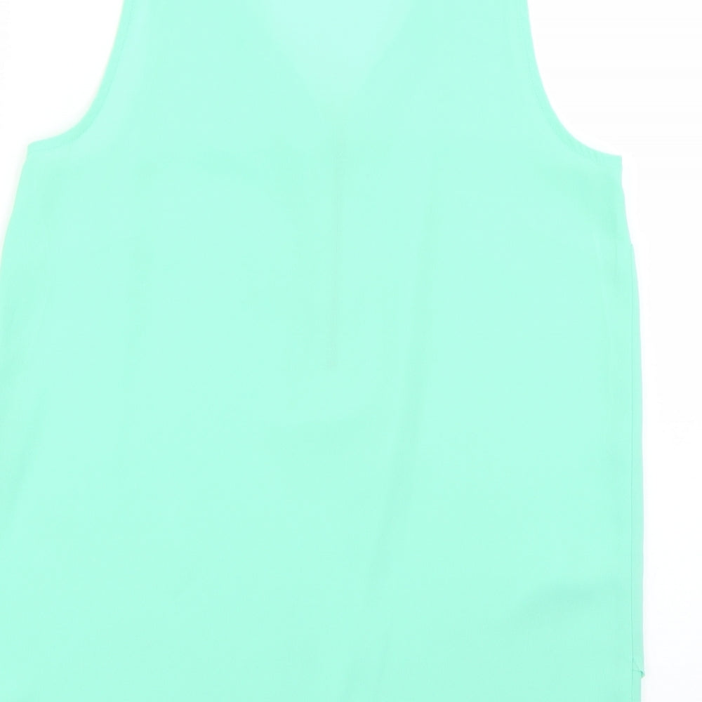 Atmosphere Womens Green Basic Blouse Size 8