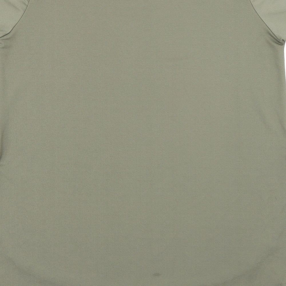 Blue Vanilla Womens Green Basic Blouse Size M