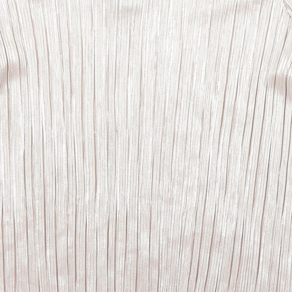 New Look Womens Pink Basic Blouse Size 14