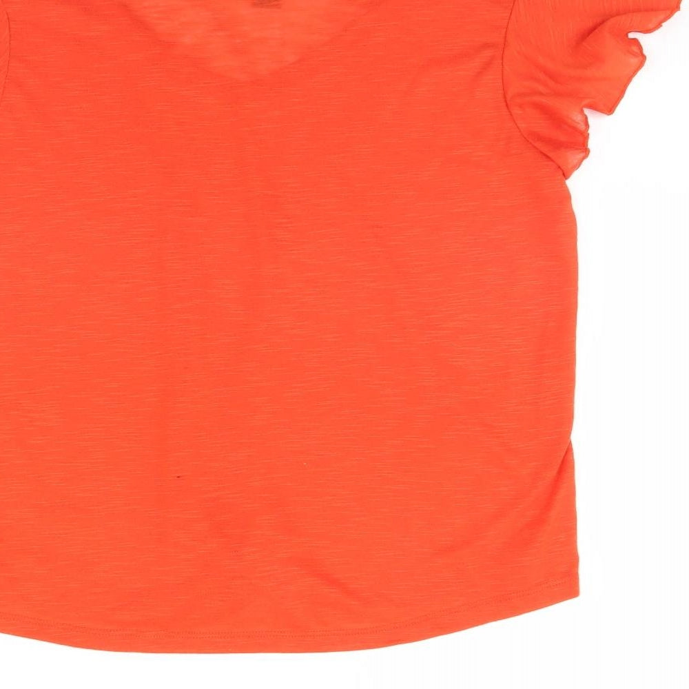 Primark Womens Orange Basic Tank Size 14