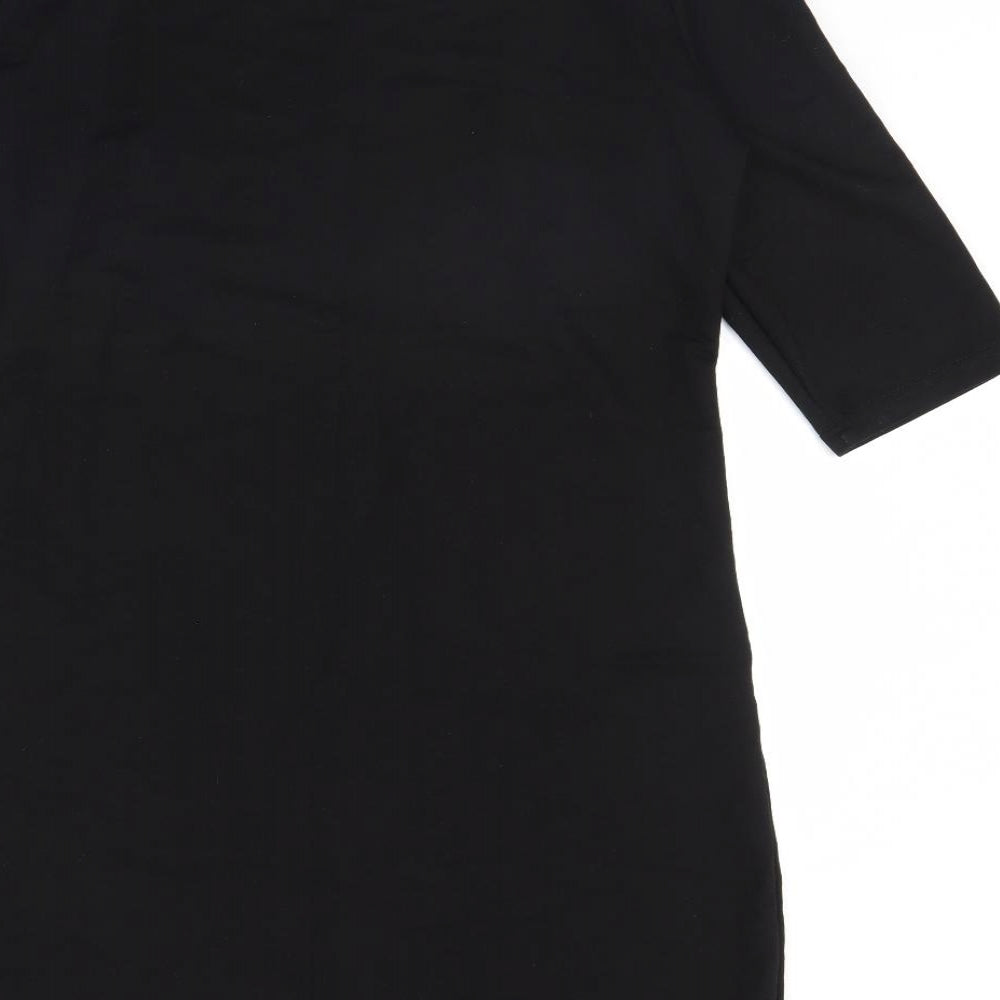 Preworn Womens Black Mini Size 12