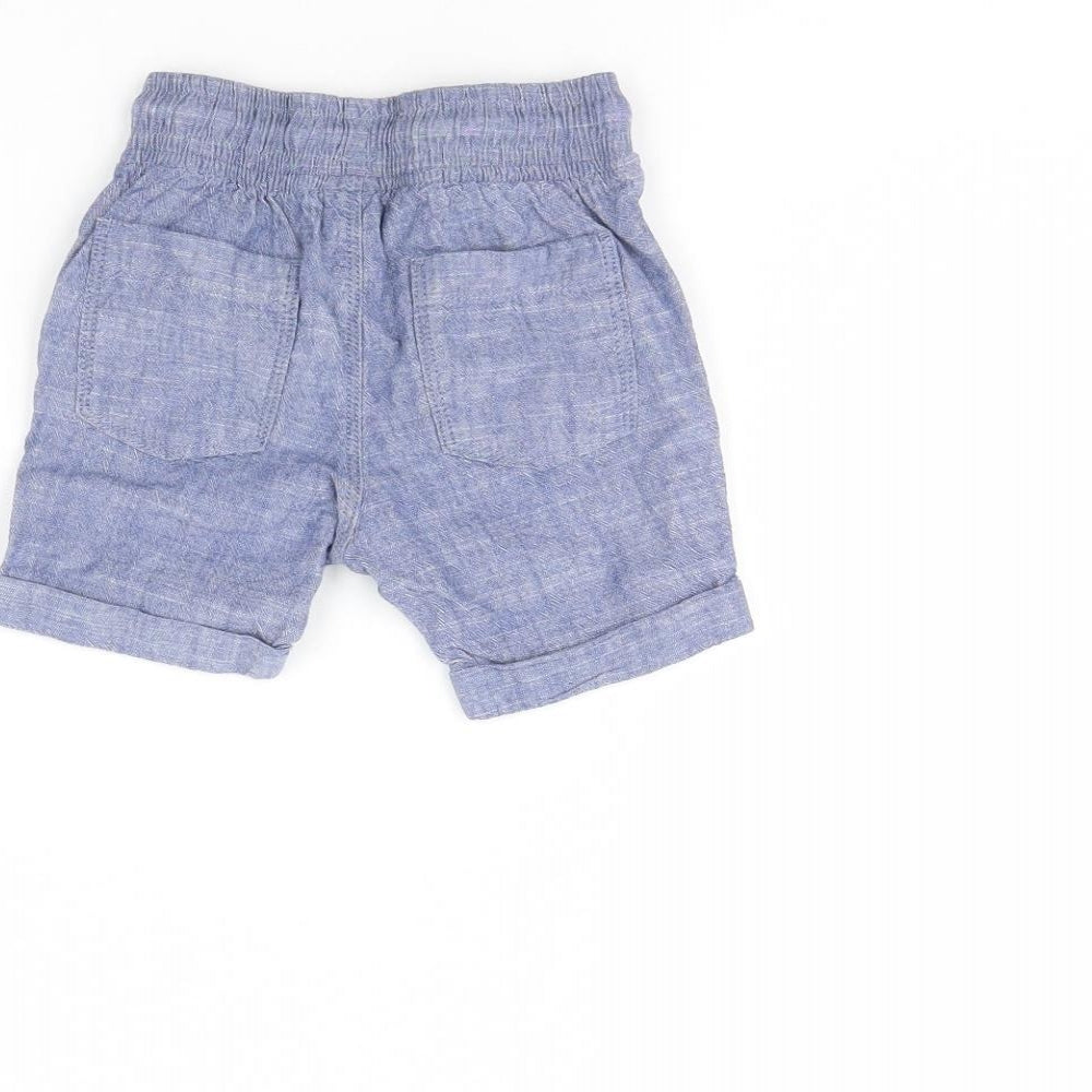 TU Baby Blue Denim Cropped Trousers Size 12 Months