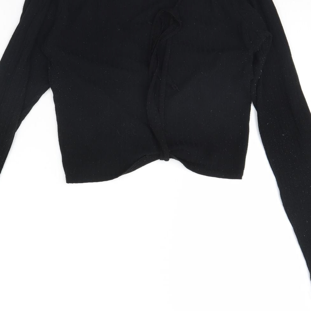 New Look Womens Black Basic Blouse Size 16