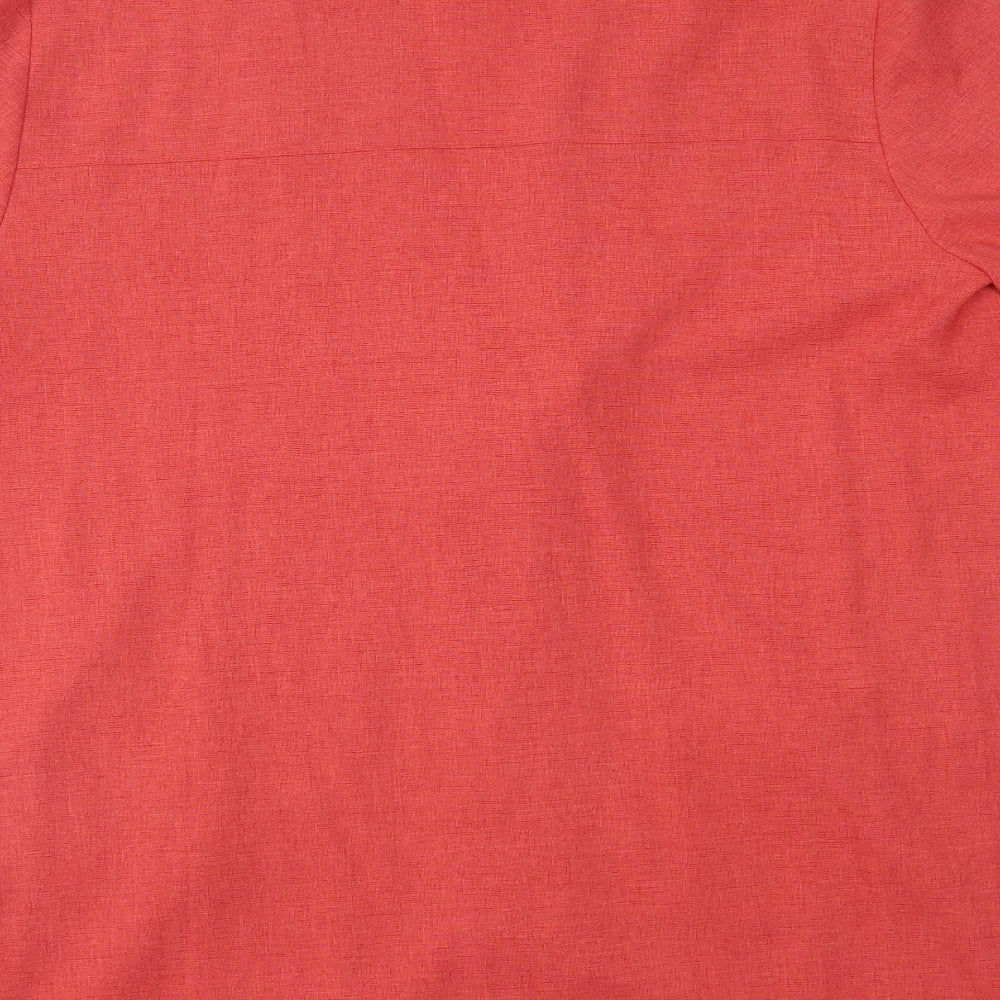 CHALOU Womens Red Cardigan Jumper Size 16
