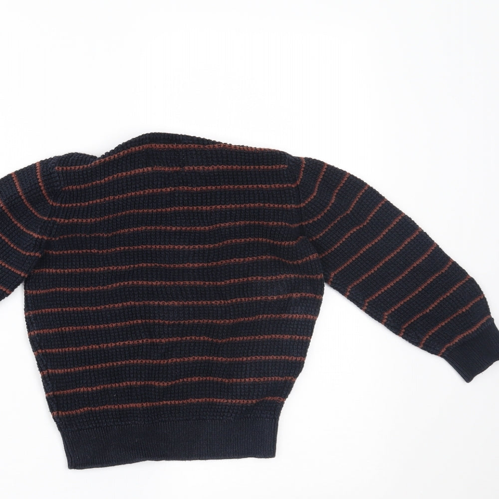 Palamino Boys Multicoloured Striped Pullover Jumper Size 6-7 Years