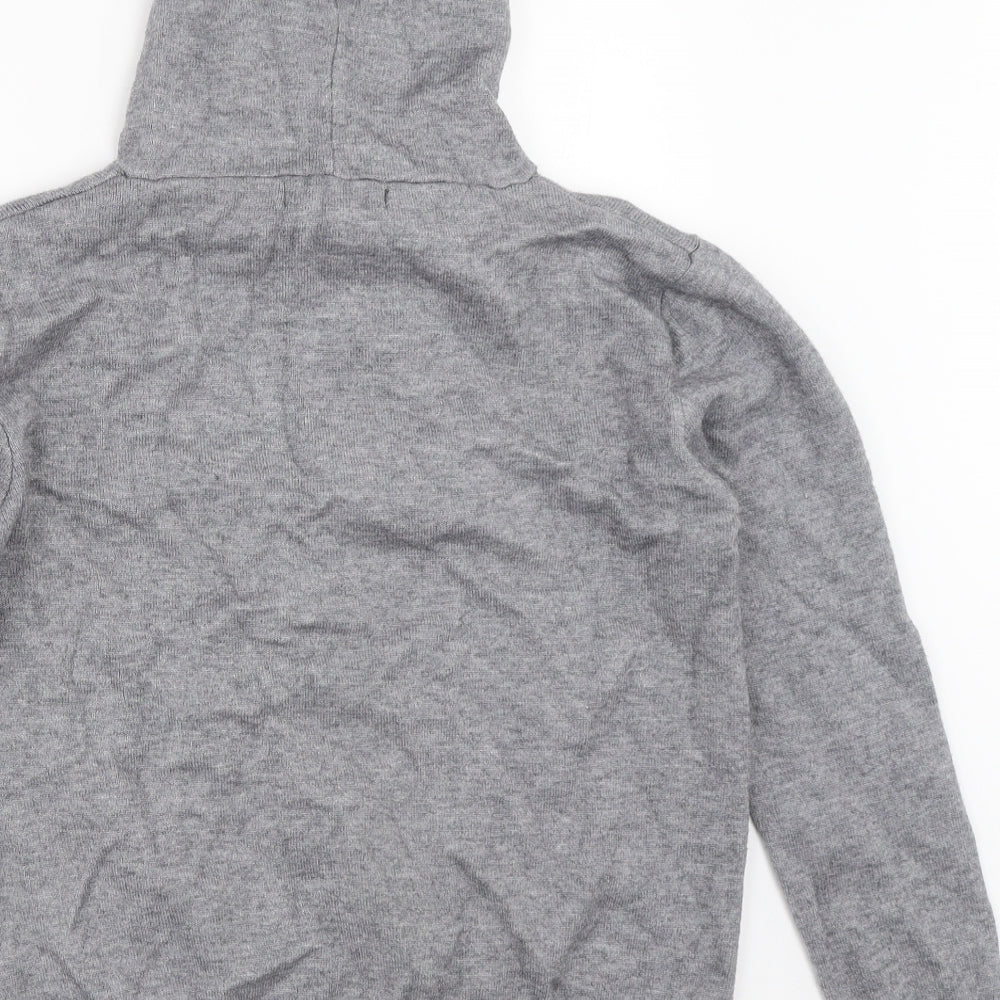 Primark Womens Grey Pullover Hoodie Size S