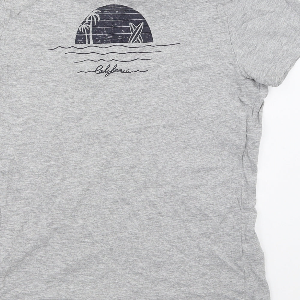 La Redoute Boys Grey Basic T-Shirt Size 12 Years