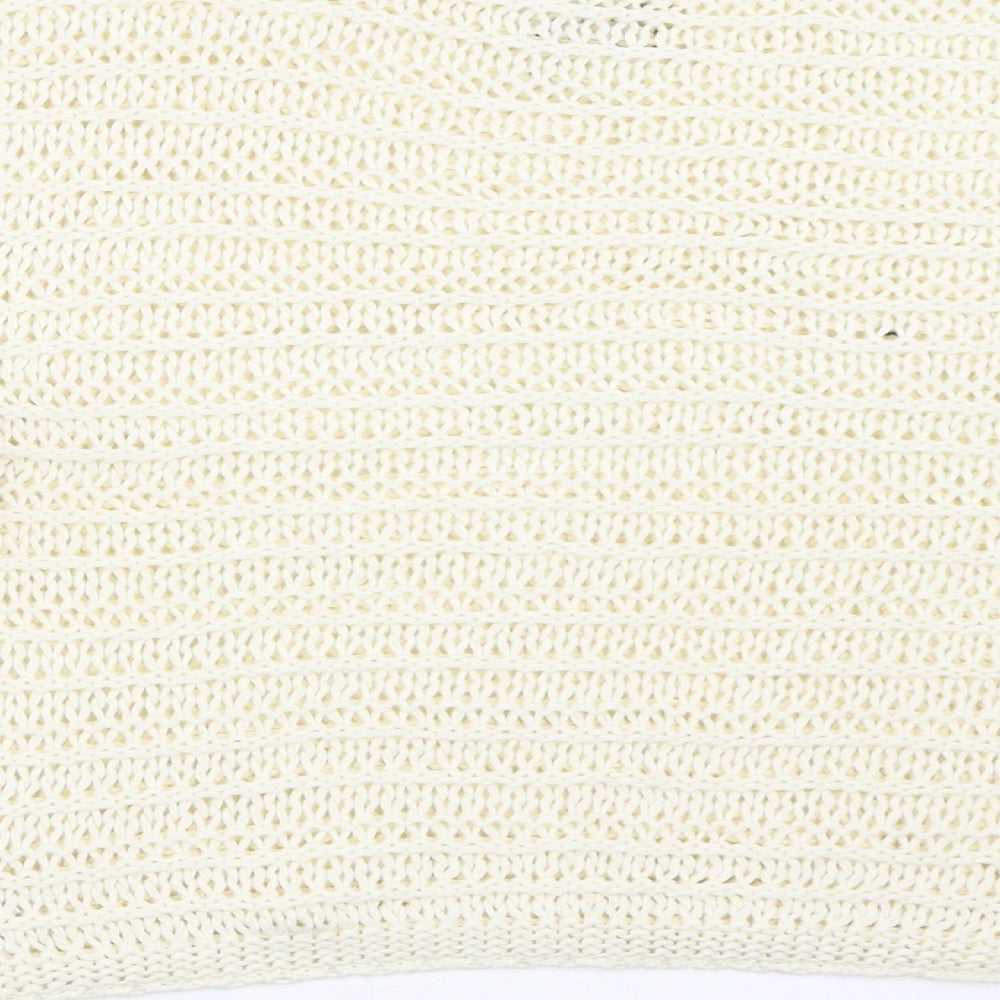New Look Womens Ivory Pullover Jumper Size L