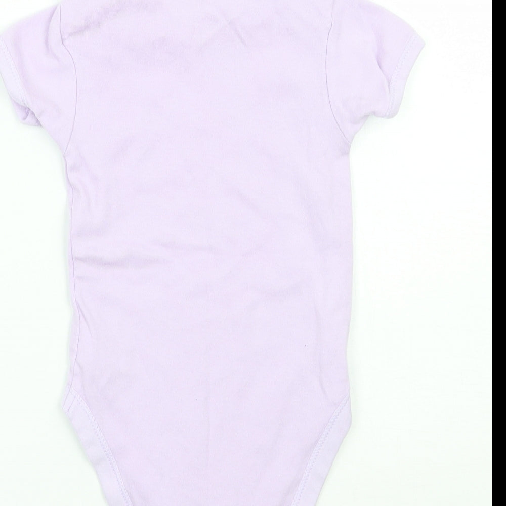 George Girls Purple Babygrow One-Piece Size 9-12 Months