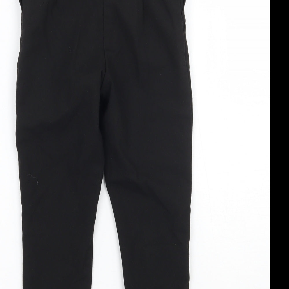 George Boys Black Capri Trousers Size 3-4 Years