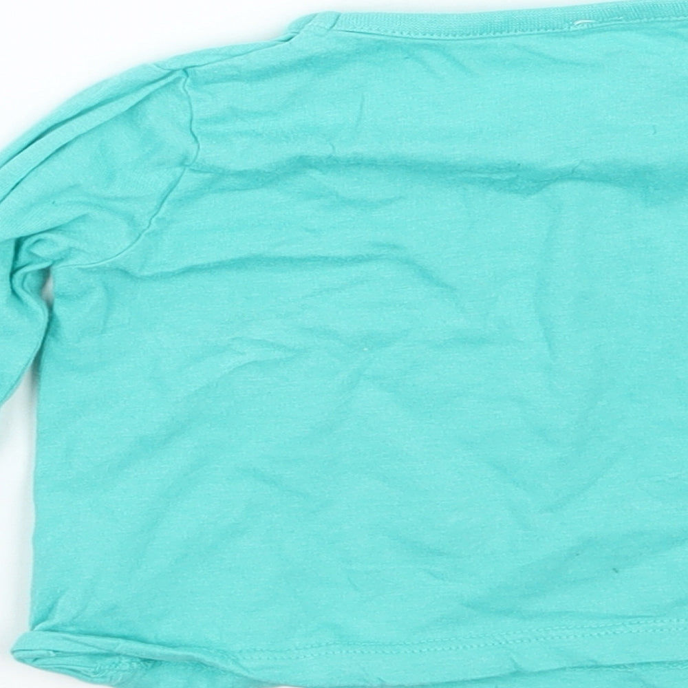 Preworn Baby Green Basic T-Shirt Size 6-9 Months