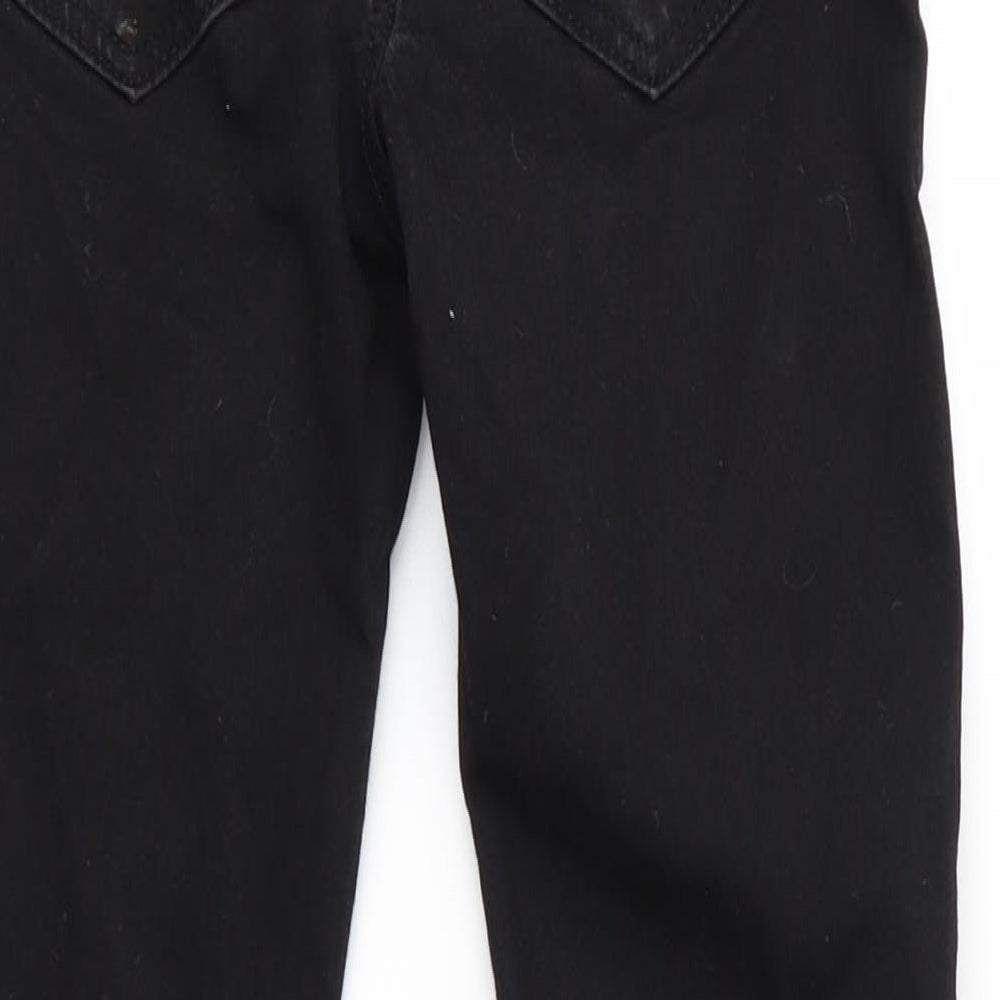 Preworn Girls Black Jegging Trousers - Girls School Trousers