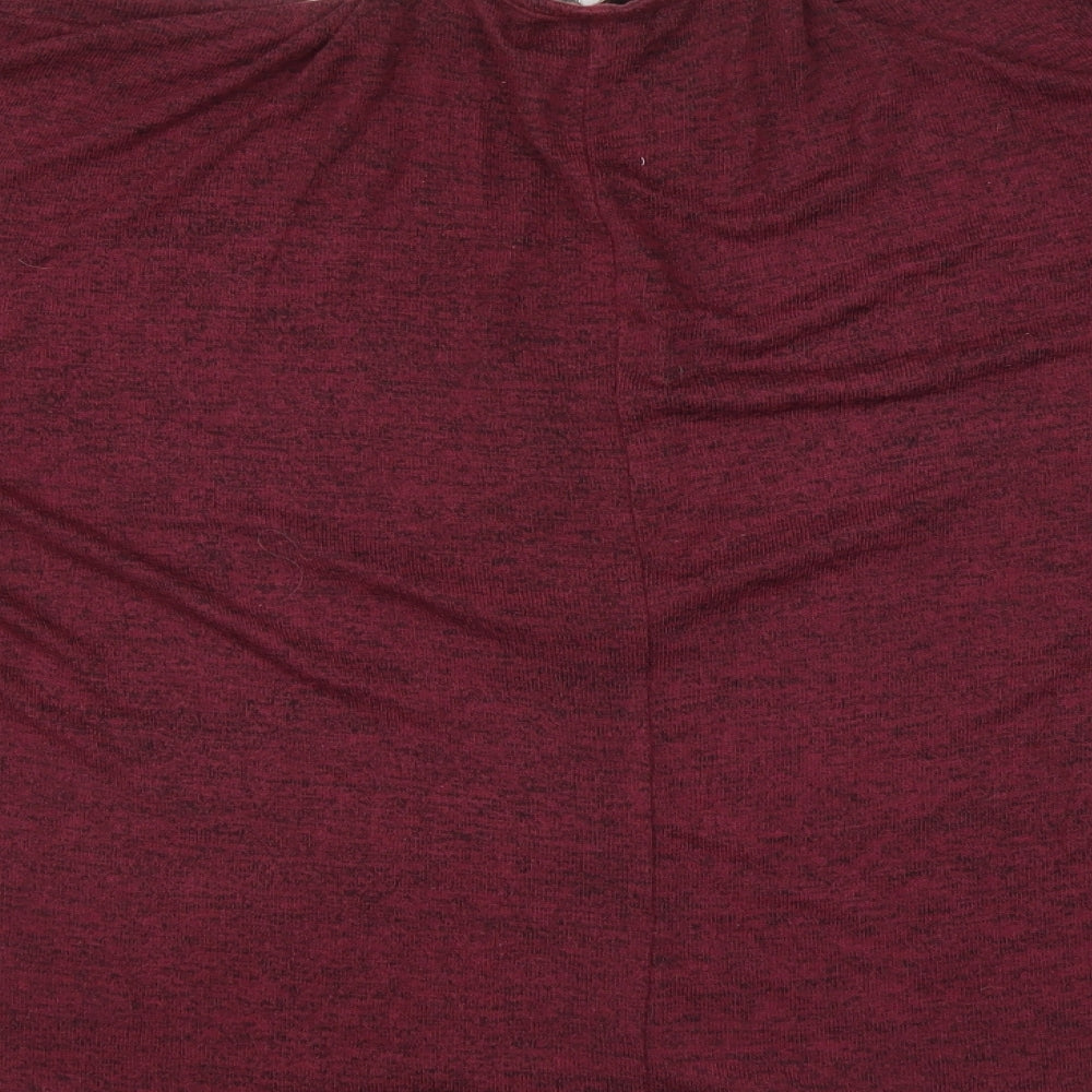 New Look Womens Red Basic Blouse Size S