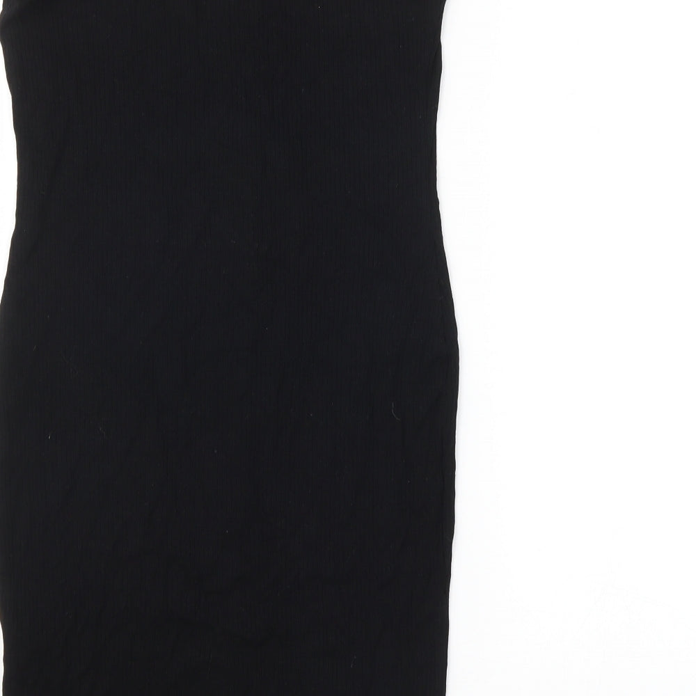 ASOS Womens Black Basic Button-Up Size 8