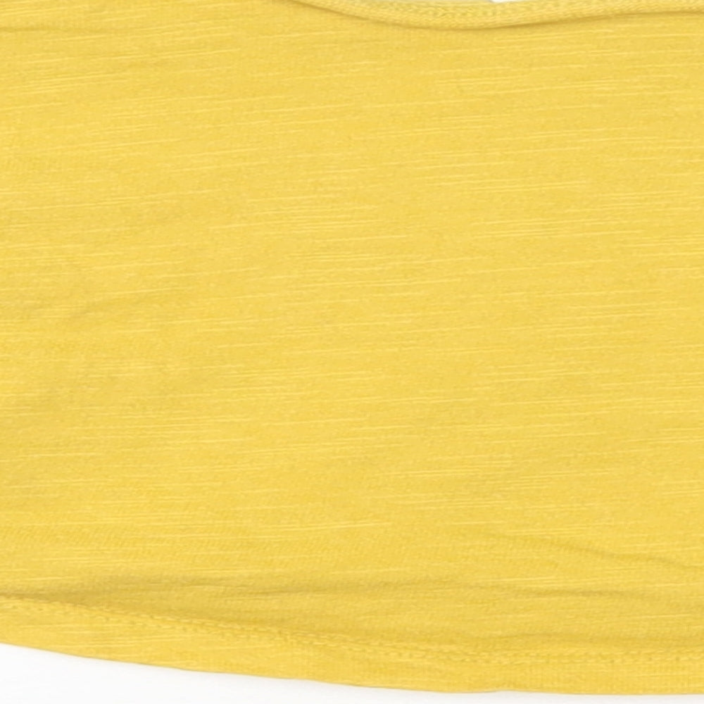 Next Baby Yellow Basic T-Shirt Size 0-3 Months - Be Happy