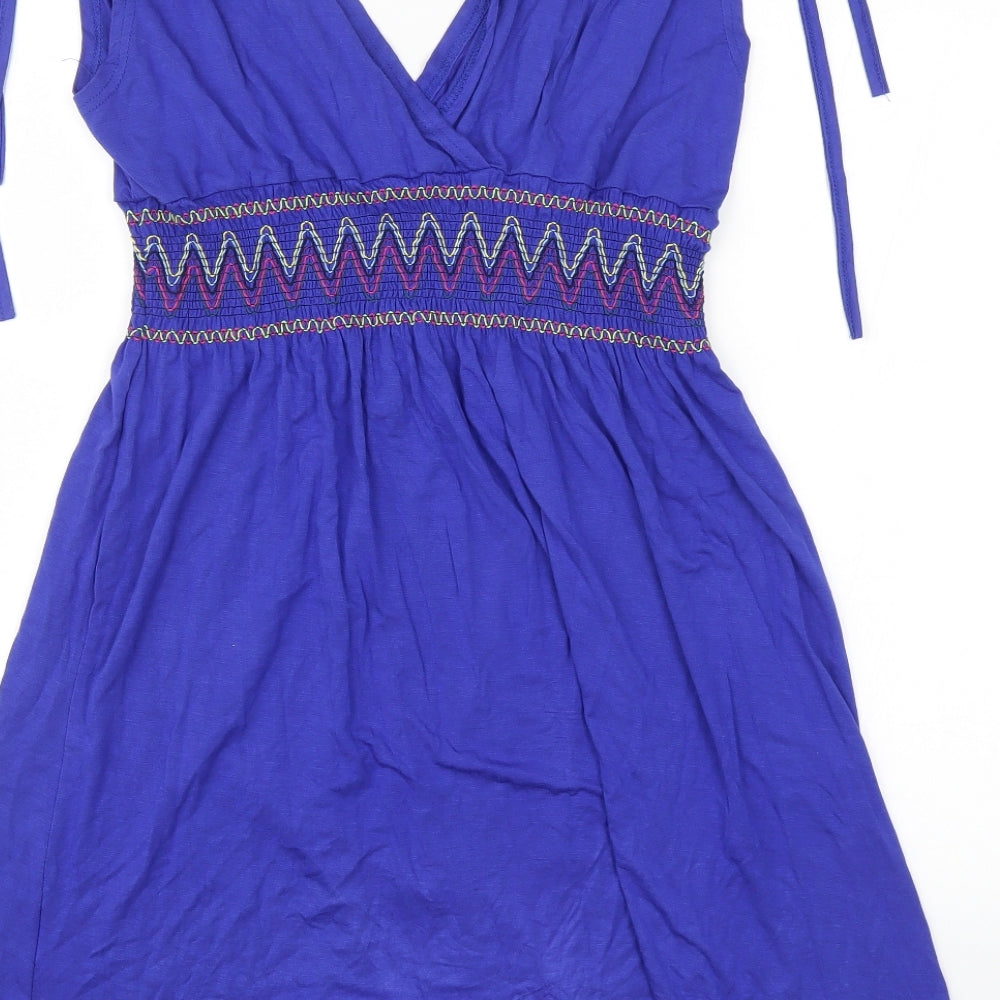 AMADEL Womens Blue Argyle/Diamond A-Line