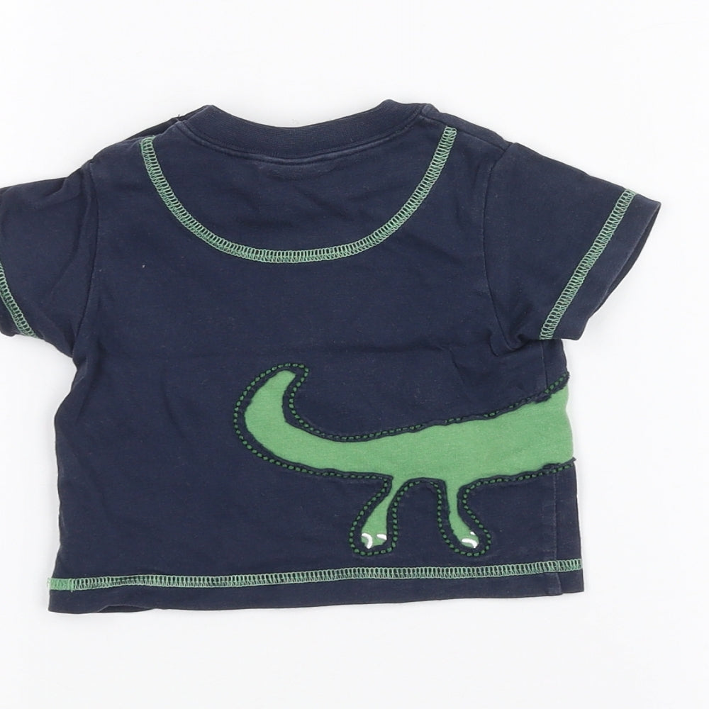 Babble Boom Baby Blue Basic T-Shirt Size 0-3 Months