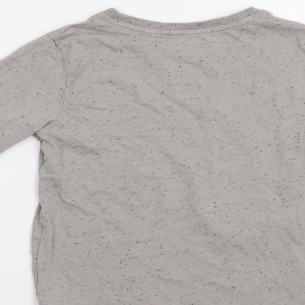 NEXT Girls Beige Basic T-Shirt Size 6 Years